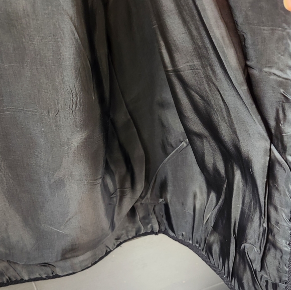 Vintage Gimbels Black Beaded Cardigan - Picture 6 of 10